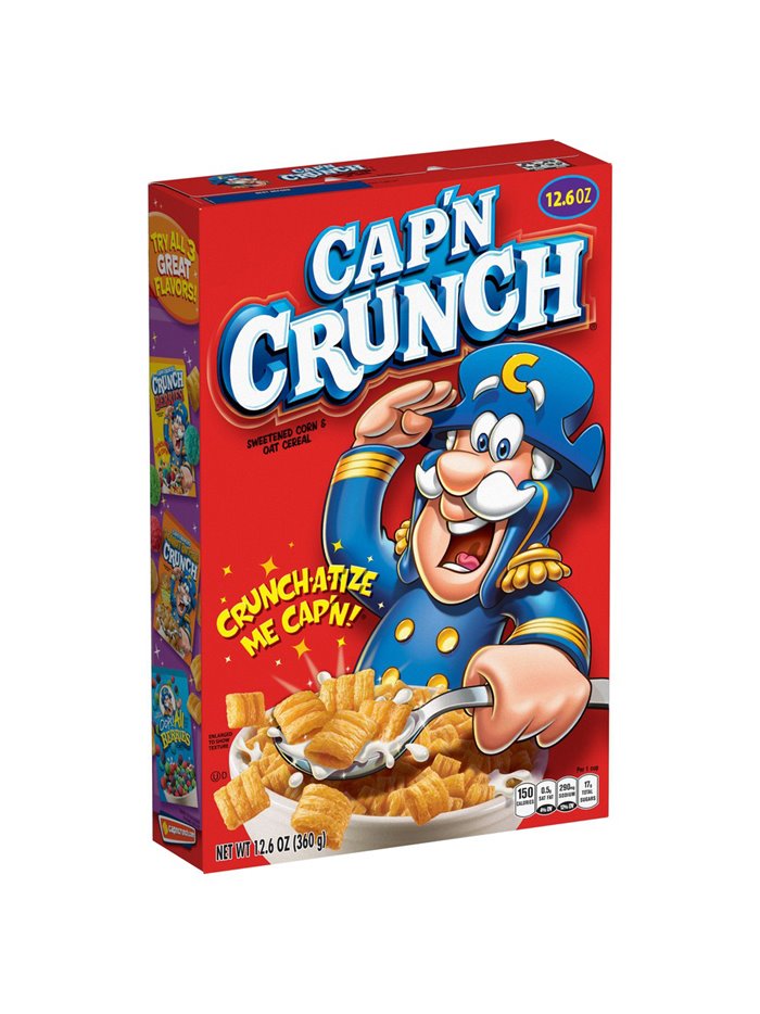 25027 - Cap'n Crunch Original - 12.6 oz. (Case of 14) - Box:  - Loc: F3