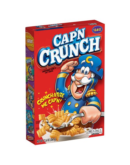 25027 - Cap'n Crunch Original - 12.6 oz. (Case of 14) - Box:  - Loc: F3