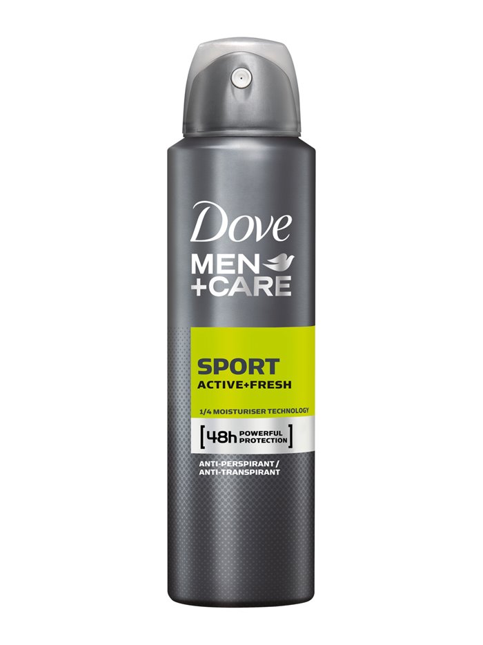 25140 - Dove Deodorant Spray, Men + Care Sport Active Fresh - 150ml - Box:  - Loc: 31M