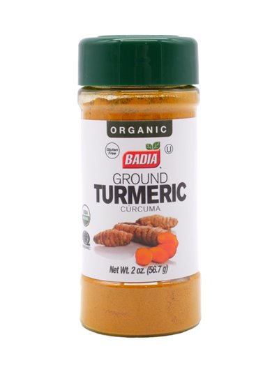 25173 - Badia Organic Turmeric Powder - 2 oz. (Pack of 8) - Box:  - Loc: S10