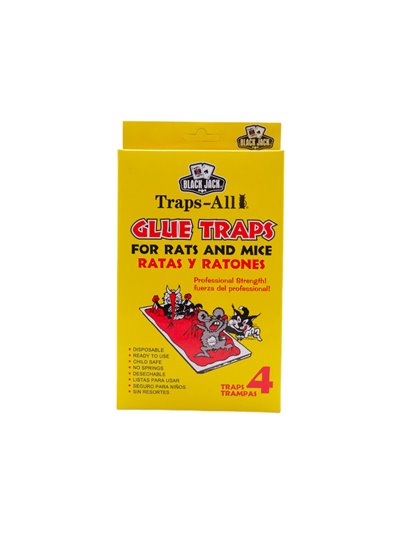 25216 - Black Jack Traps-All Glue Boards Spider & Cricket  - 2 Traps ( Box of 24 ) - Box:  - Loc: I9
