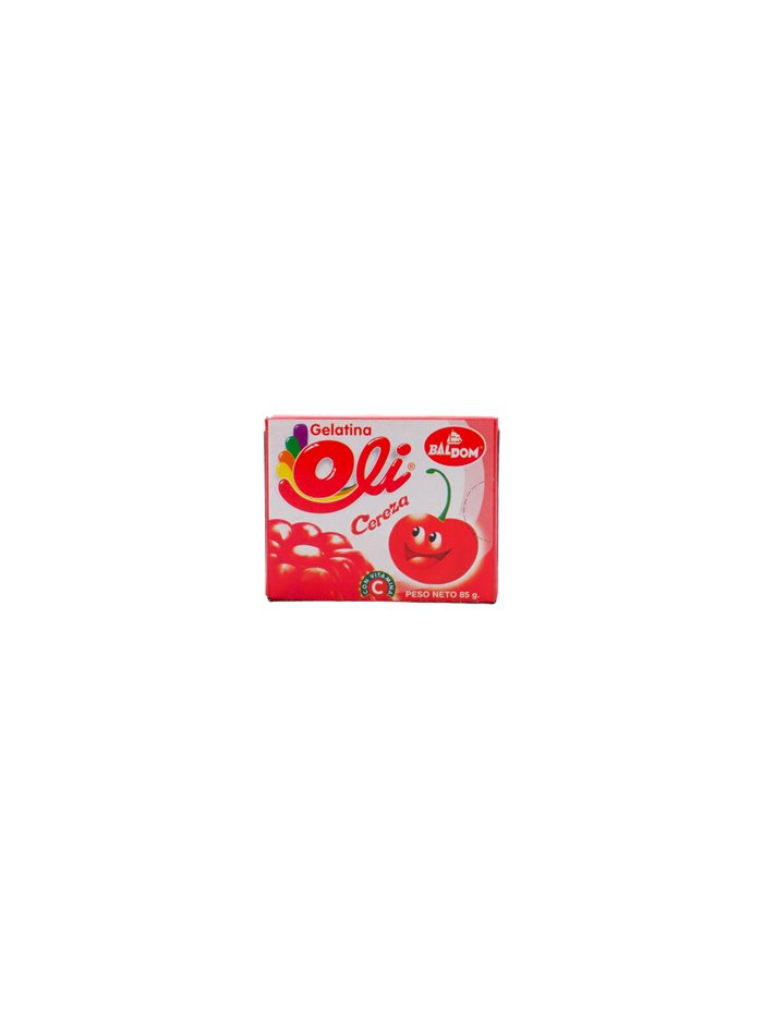 25236 - Baldom Oli Gelatin Cherry  - 3oz (Case of 48) - Box:  - Loc: O3