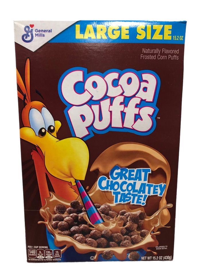 25286 - General Mills Cocoa Puffs Cereal - 15.2. (Case of 10 - Box:  - Loc: F2
