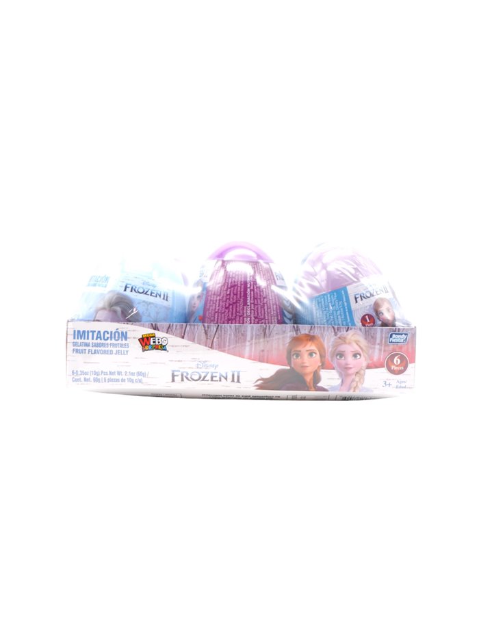 25446 - Mega Surprise Egg, Frozen ll - 6ct/60g. Case Of 8 - Box:  - Loc: L12