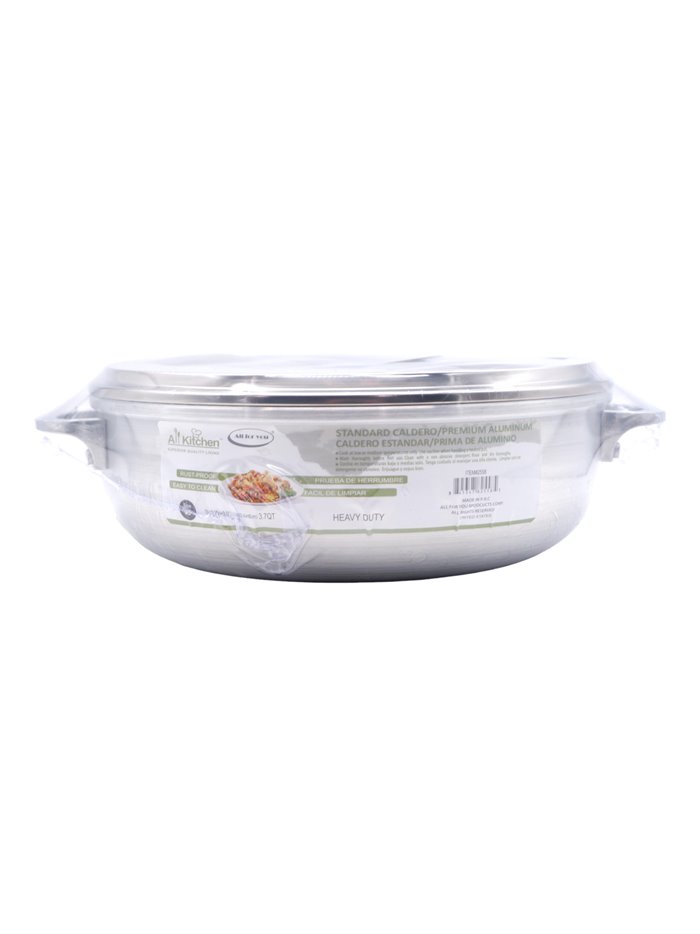 25502 - Ali Kitchen Aluminum W/ Glass Lid - No. 5 - Box:  - Loc: J11