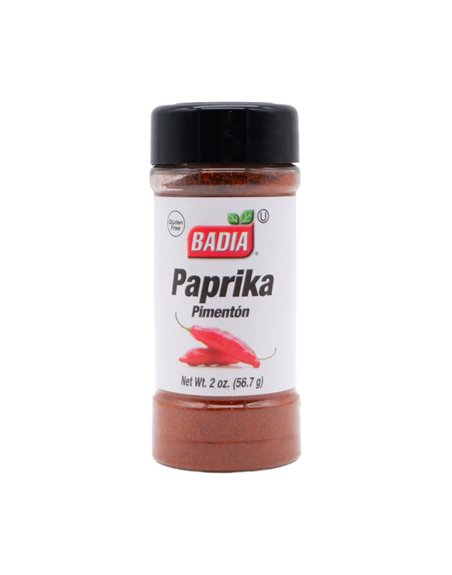 25534 - Badia Paprika Jar - 2 oz. (Pack of 8) - Box:  - Loc: S10