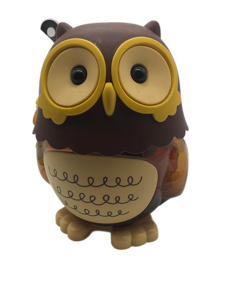 25653 - Fruit N' Juicy Jelly Candy (Owl) Jar. Assorted Flavor Fruit Jelly Bite Snack - 6/26 oz. - Box:  - Loc: 