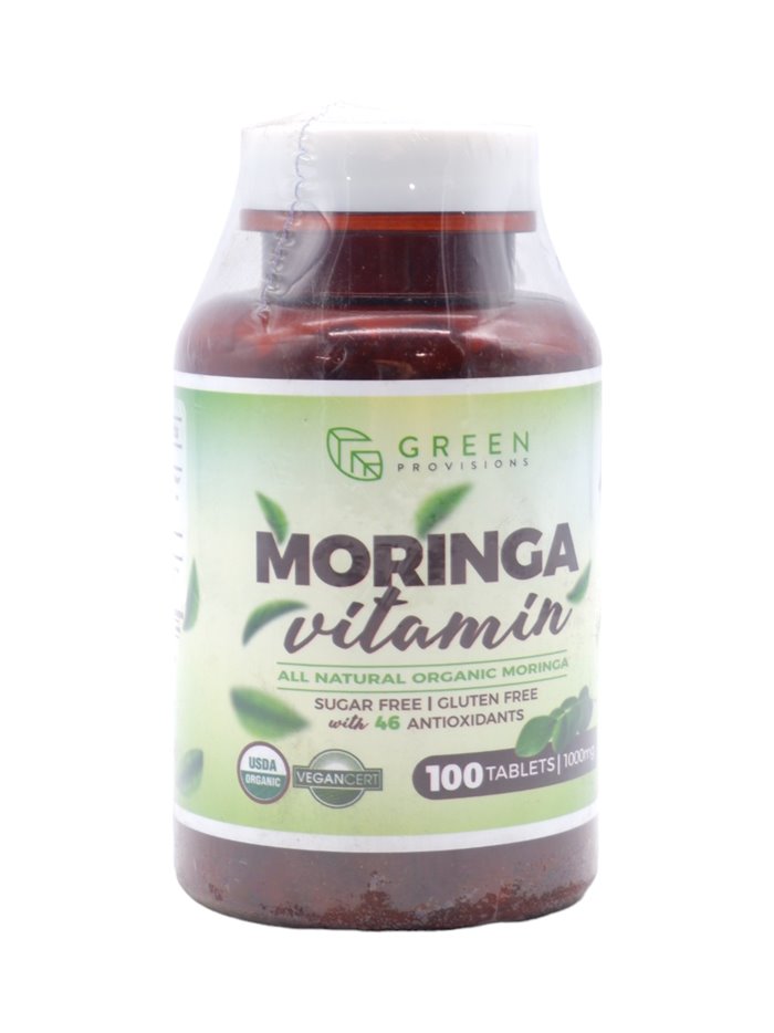 25768 - Moringa Tablet Organic Vitamin 100 ct - Box:  - Loc: M1