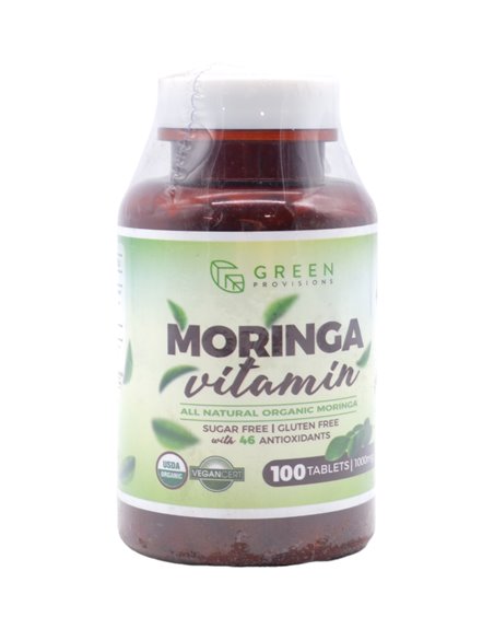 25768 - Moringa Tablet Organic Vitamin 100 ct - Box:  - Loc: M1