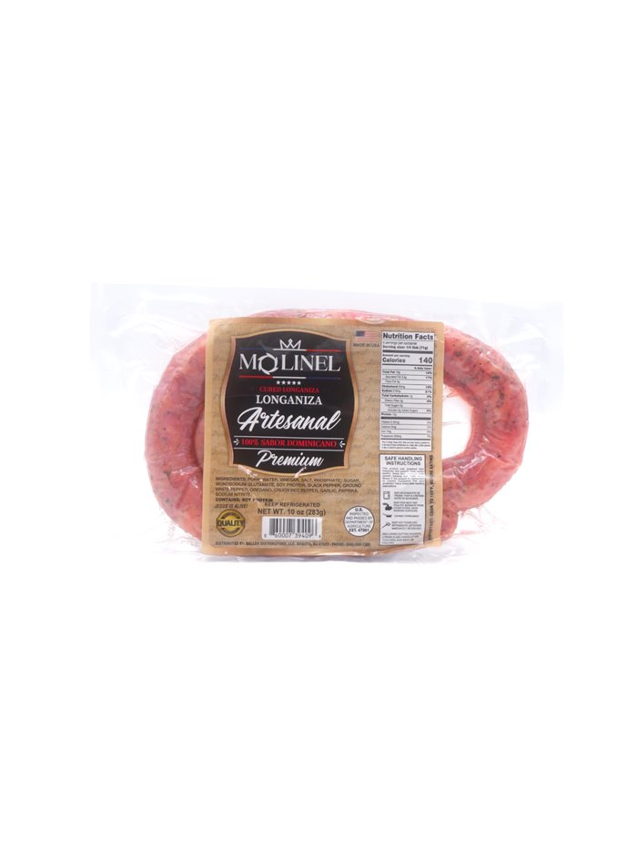 25795 - Molinel Longaniza Artesanal Premiun 9oz - Box:  - Loc: NV-12