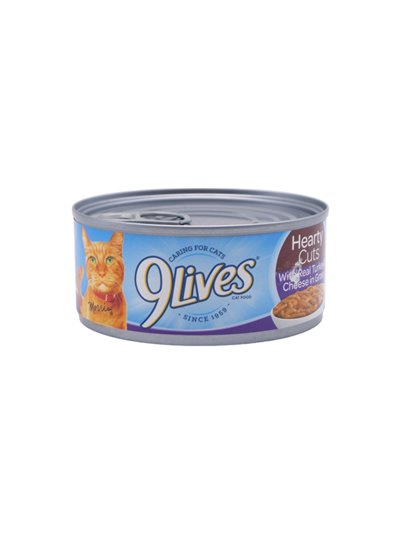 25966 - 9Lives  Turkey & Cheese In Gravy - 5.5 oz - (Case Of 24) - Box:  - Loc: S2