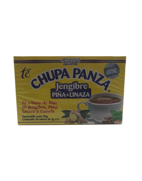 25993 - Te Chupa Panza Jengibre Piña + Linaza 90 g - Box:  - Loc: M1