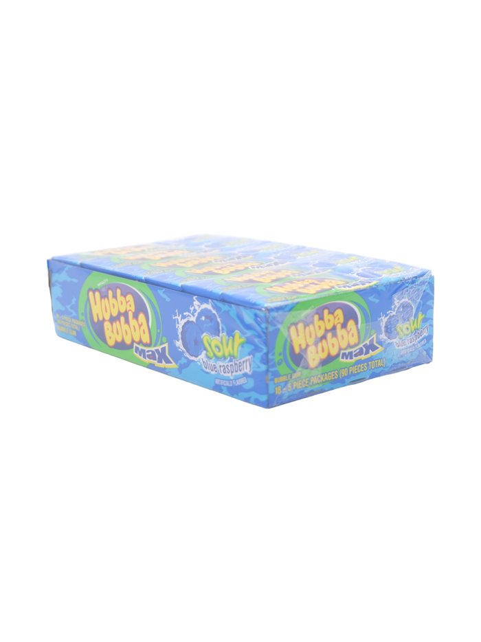 26250 - Hubba Bubble Max Sour Blue Raspberry - 18/5 Pieces - Box:  - Loc: N1