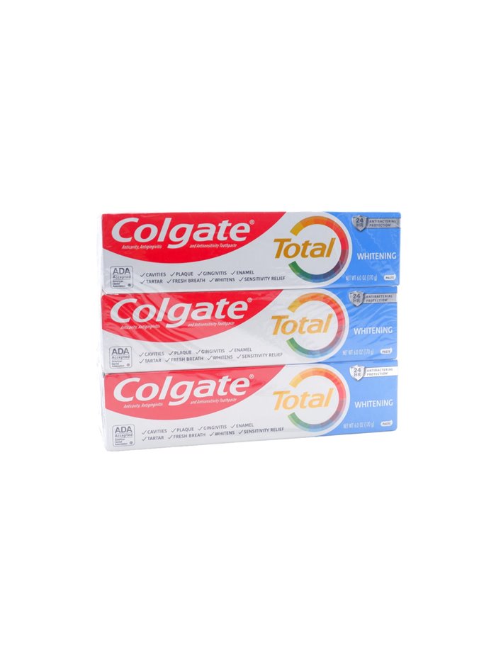 26251 - Colgate Toothpaste, Total Whitening USA- 6.0 oz. Paste - Box:  - Loc: H0