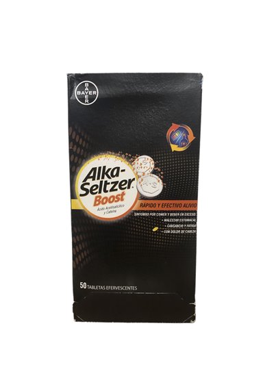 26573 - Alka - Seltzer Boost Black 50ct - Box:  - Loc: K6