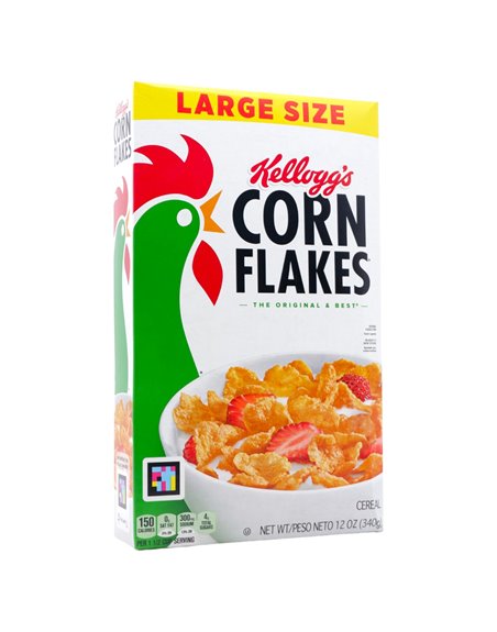 26668 - Kellogg's Corn Flakes - 12 oz. (Case of 10) - Box:  - Loc: E1