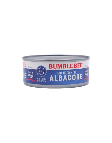 26710 - Bumble Bee Solid White Tuna in Water - 5 oz. (Pack Of 8) - Box:  - Loc: H5