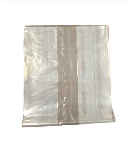 26739 - Plastic Clear Bags 10x8x24EH Green/Blue - Box:  - Loc: I12