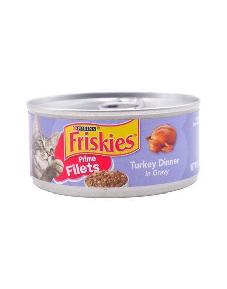 26759 - Friskies Cat Food Treasures Prime Filets  with Turkey In Gravy , 5 oz. - (24 Cans) - Box:  - Loc: E12