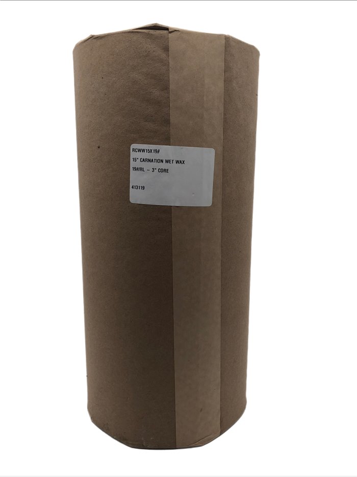 26785 - Carnation Wet Wax Roll - 15" 384399 - Box:  - Loc: Q4