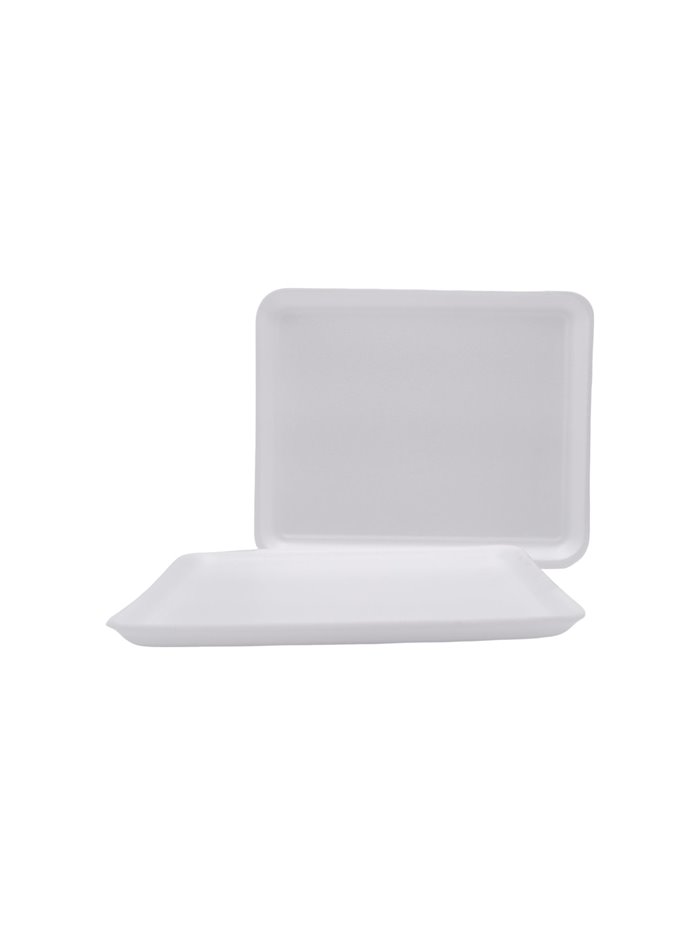 26833 - 4P White Foam Tray 6.75 x 9.25 x 1.31- 400ct - Box:  - Loc: 