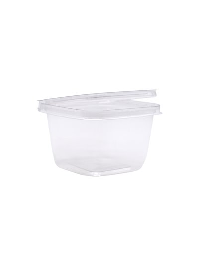 27031 - 12oz Tear Strip Clear Rectangular Container - 240ct - Box:  - Loc: 