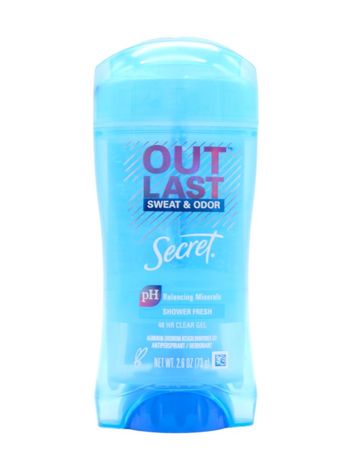 27064 - Secret  Clear Gel Shower Powder - 2.6oz - Box:  - Loc: K7