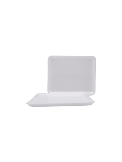 27101 - 4 PW White Foam Tray - 500ct - Box:  - Loc: 