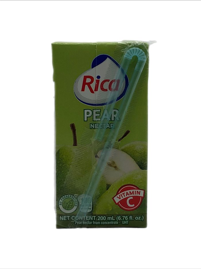 27448 - Rica Juice Pear - 6.76 fl. oz. (Pack of 24) - Box:  - Loc: F4