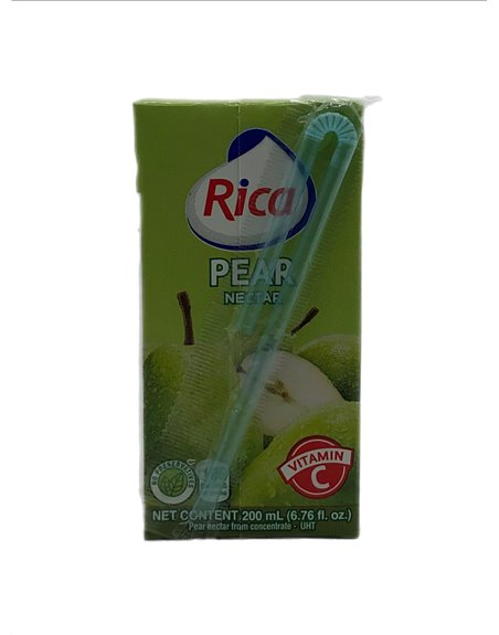 27448 - Rica Juice Pear - 6.76 fl. oz. (Pack of 24) - Box:  - Loc: F4