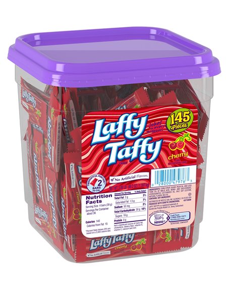 309 - Laffy Taffy Cherry - 145ct - Box:  - Loc: L9