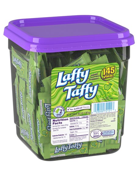 312 - Laffy Taffy Sour Apple - 145ct - Box:  - Loc: L9