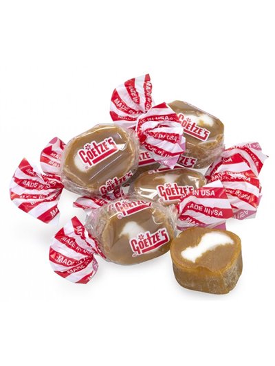 537 - Goetze's Caramel Creams, Vanilla ( Plastic Can ) - 2.5 Lb. - Box:  - Loc: L8