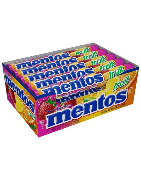 607 - Mentos Fruit - 15/16ct - Box:  - Loc: N2
