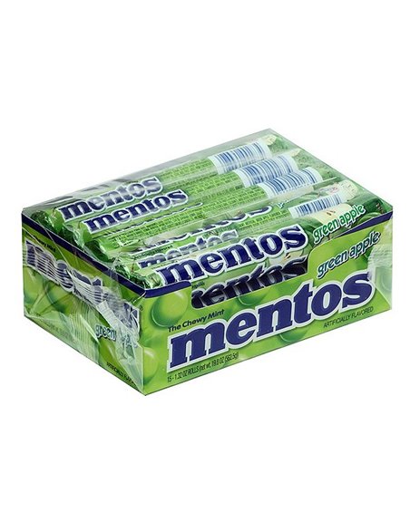 610 - Mentos Green Apple - 15ct - Box:  - Loc: N2
