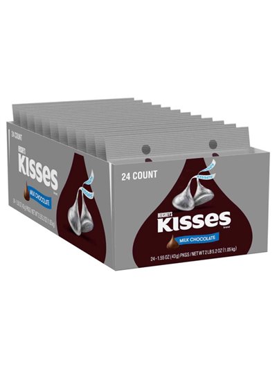 859 - Hershey's Kisses - 24ct - Box:  - Loc: M6