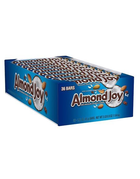 1004 - Almond Joy Bar - 36ct - Box:  - Loc: M8