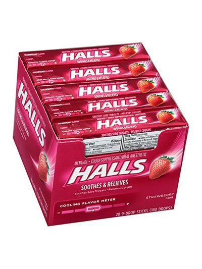 1178 - Halls Strawberry USA - 20ct - Box:  - Loc: N1