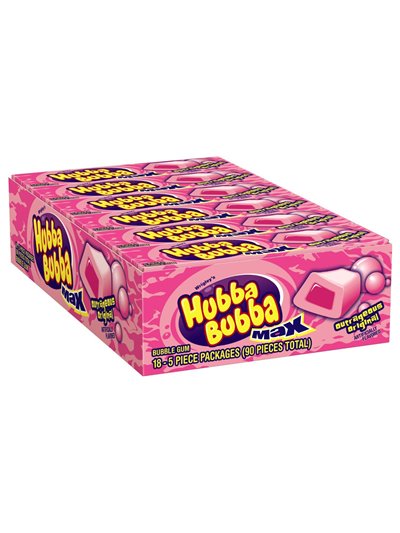 1318 - Hubba Bubble Max Original - 18/5 Pieces - Box:  - Loc: N1