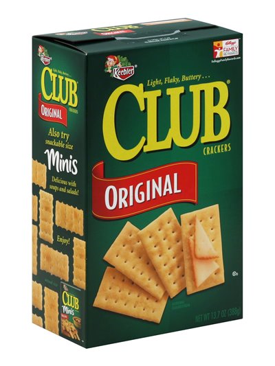 1548 - Keebler Club Crackers Original - 13.7 oz. (12 Pack) - Box:  - Loc: R5