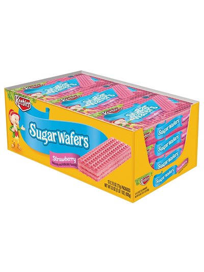 1664 - Keebler Sugar Wafers Strawberry - 12ct - Box:  - Loc: F5