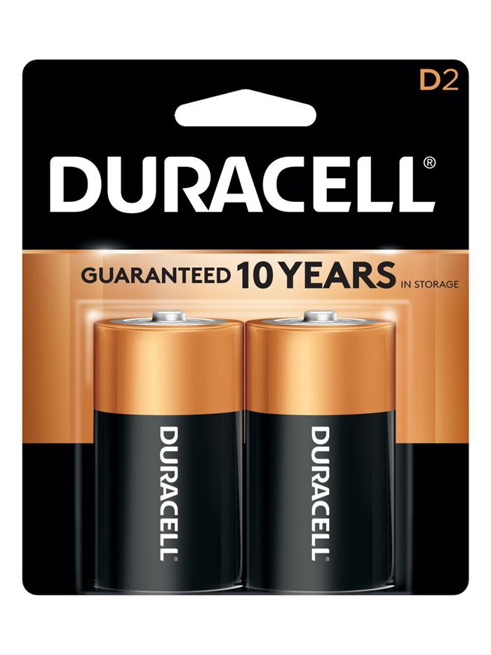 2526 - Duracell Batteries Coppertop, D - 6 Pack/2ct - Box:  - Loc: J3