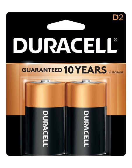 2526 - Duracell Batteries Coppertop, D - 6 Pack/2ct - Box:  - Loc: J3