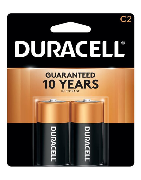 2527 - Duracell Batteries Coppertop, C - 8 Pack/2ct - Box:  - Loc: J3