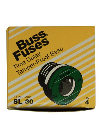 2719 - Buss Fuses, SL 30 - 4ct - Box:  - Loc: I11
