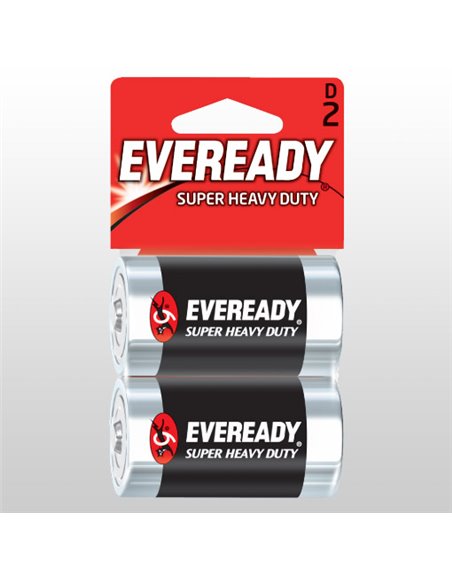 2982 - Eveready Baterries, D - 12 Pack/2ct - Box:  - Loc: J3