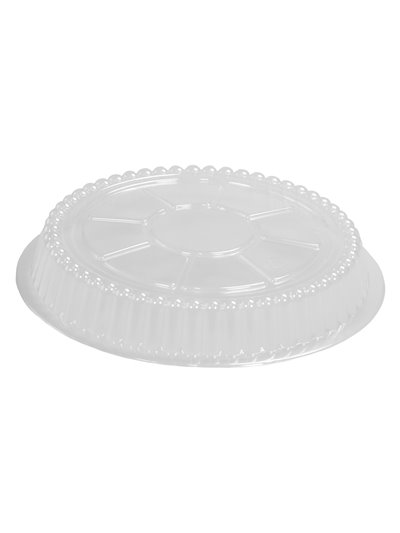 3342 - Round Plastic Dome Lids 8" - 500 Pcs - Box:  - Loc: N10