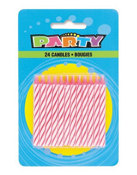 3350 - Birthday Candle - 24 Pack - Box:  - Loc: J7