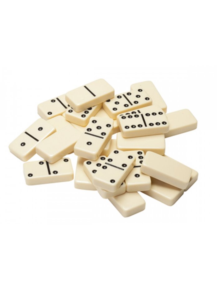 3376 - Dominoes Any Color (Blue / White / Black / Red). (Case of 25) - Box:  - Loc: J5