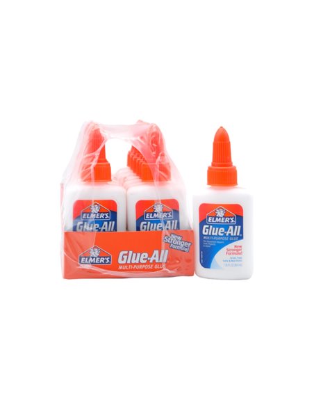 3480 - Elmer's School Glue - 1.25 fl. oz. (12 Pack) - Box:  - Loc: J6